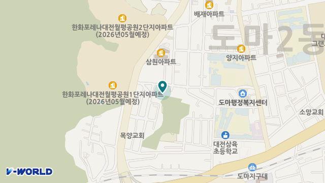 섬김과 나눔의 집 위치 지도