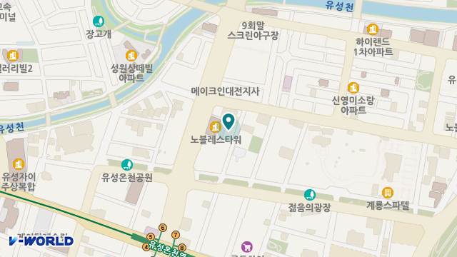 한솔에코랜드(주) 송림실버케어센터 위치 지도