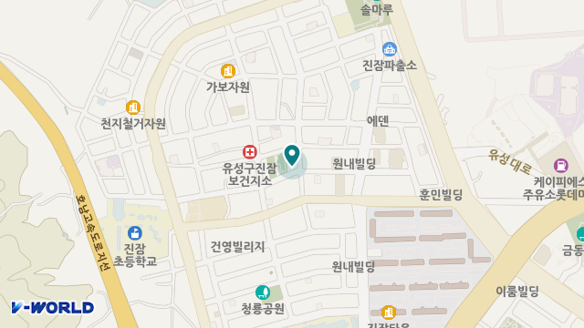 유성요양원 위치 지도