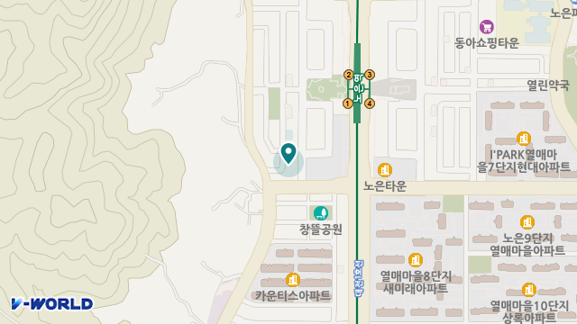 은빛요양원 위치 지도