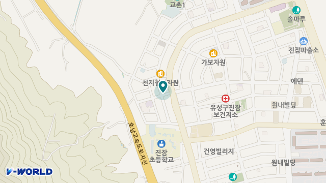 실버라인요양원 위치 지도
