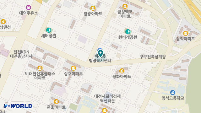 평화요양원 위치 지도