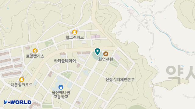 백정애 건강실버타운 위치 지도