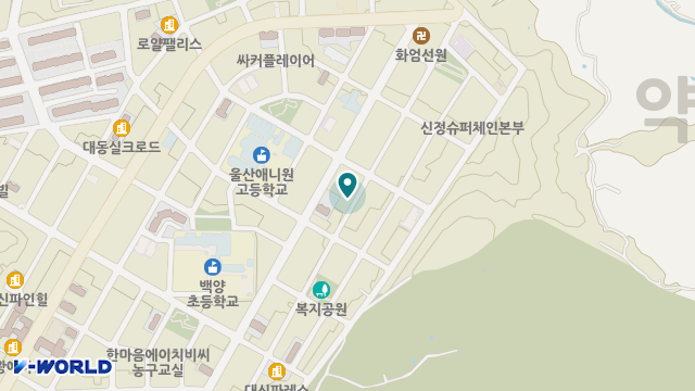 울산한우리노인요양센터 위치 지도