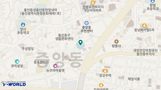 푸른세상효요양원 위치 지도