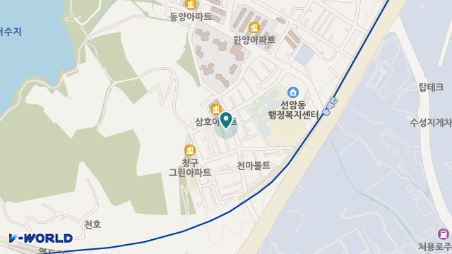 가온노인요양원 위치 지도