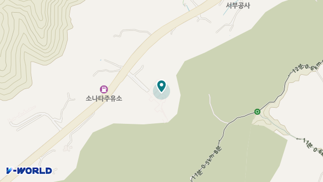 울산동구노인요양원 위치 지도