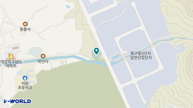 울산북구실버케어센터 위치 지도