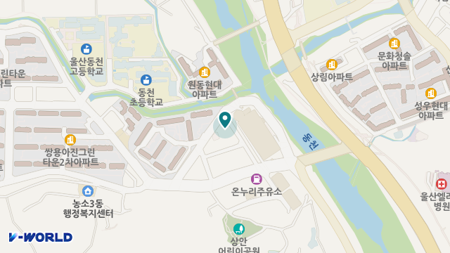 농소아늑한요양원 위치 지도