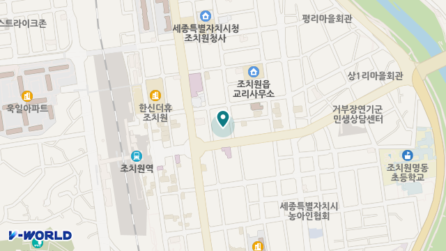 세종에덴요양원 위치 지도