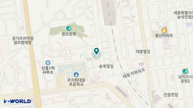 세종천애안요양원 위치 지도