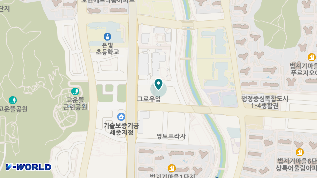 세종플래티늄요양원 위치 지도