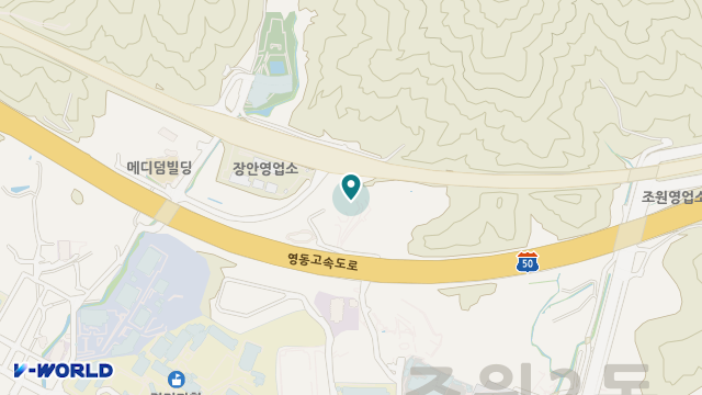 효행노인전문요양원 위치 지도