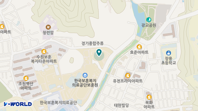 보훈원 부설 전문요양센터 위치 지도