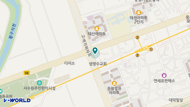 행복한중앙요양원 위치 지도