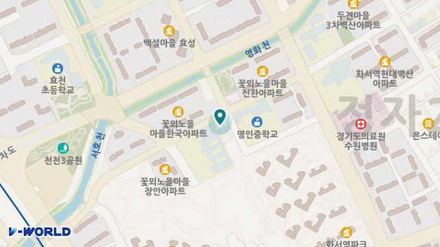 수원YWCA요양원 위치 지도