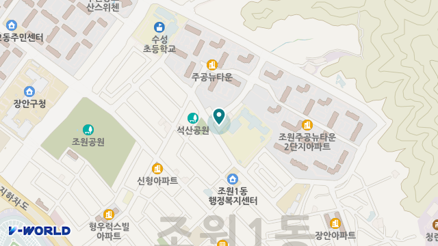우리함께요양원포유수원점 위치 지도