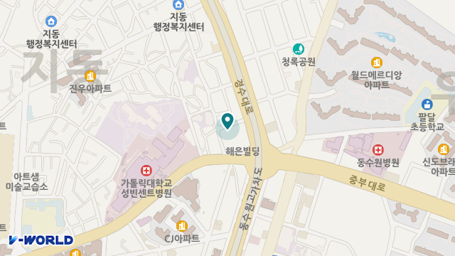 더수원어르신요양원 위치 지도