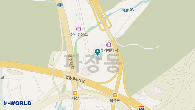 북수원재활요양원 위치 지도