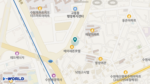 수원VIP재활케어 위치 지도