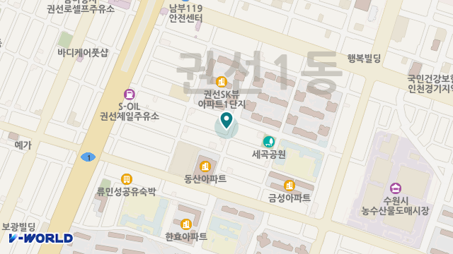 가람실버요양원 위치 지도