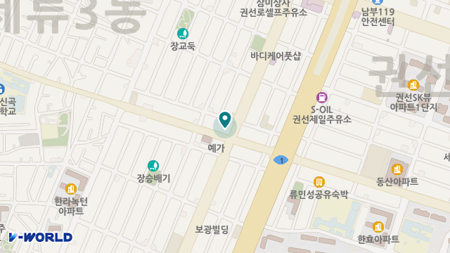 더헤리티지요양원 위치 지도