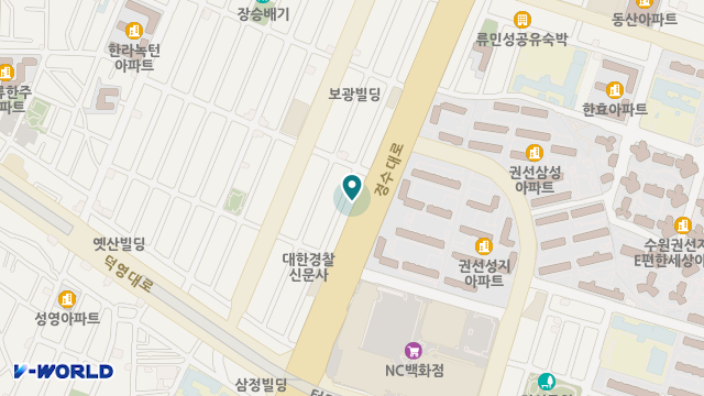수원채움요양원 위치 지도