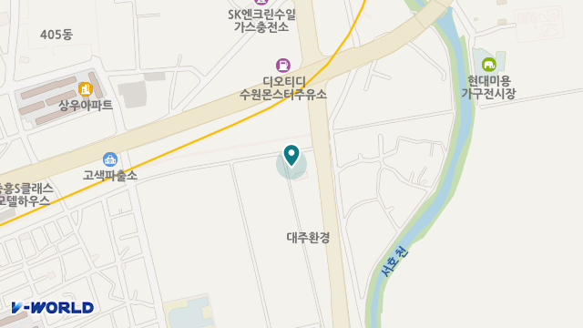 라온힐요양원 위치 지도