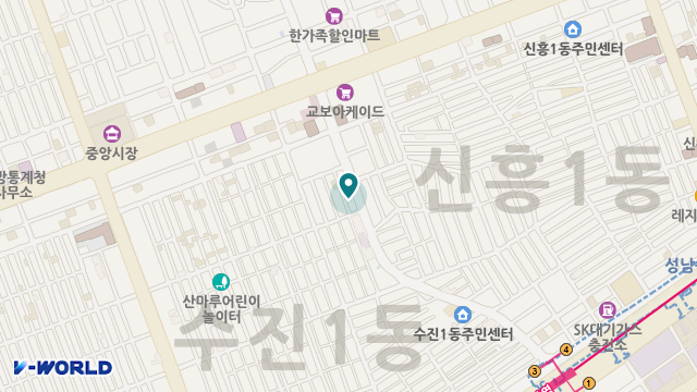 인보의집소규모요양시설 위치 지도