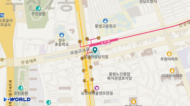 순효노인요양원 위치 지도