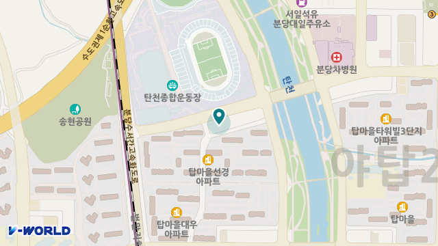 분당 참사랑 실버홈(3호점) 위치 지도