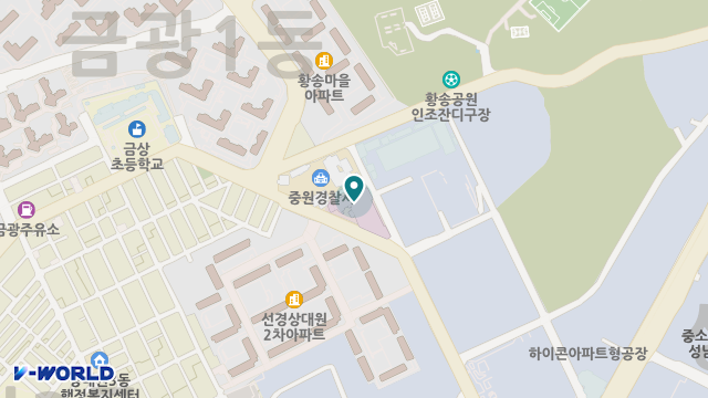 성남시립노인요양센터 위치 지도