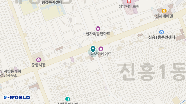 성남어르신요양센터2호점 위치 지도