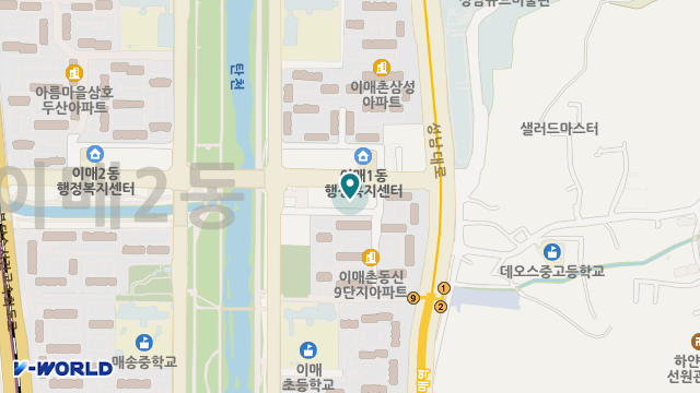 성남 천상의집 2관 위치 지도