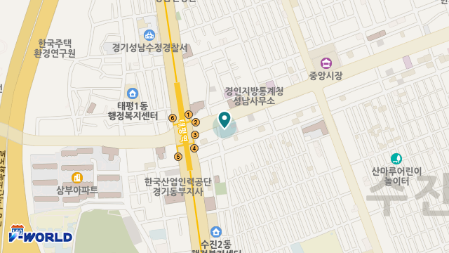 스카이빌요양원 위치 지도