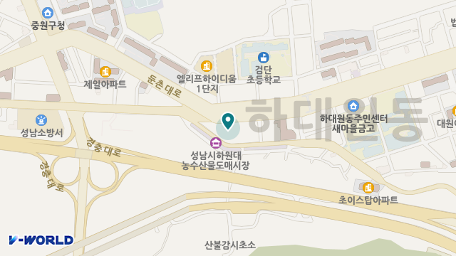 효사랑요양원 위치 지도