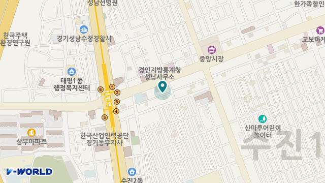 성모실버홈 위치 지도