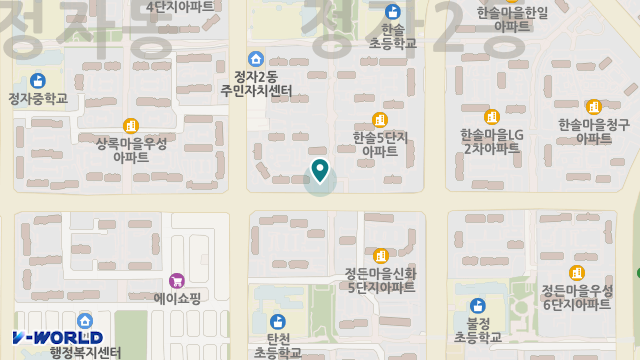 웰 실버케어 요양원 위치 지도