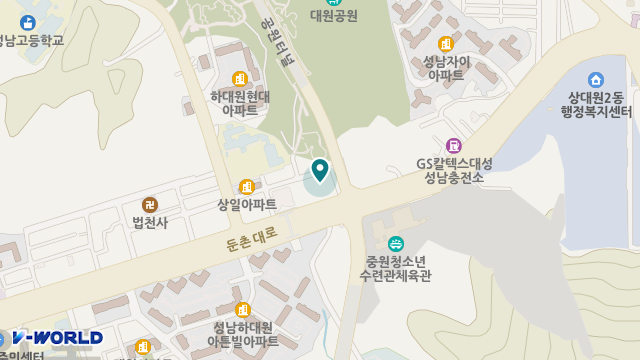 강남시니어타운 위치 지도