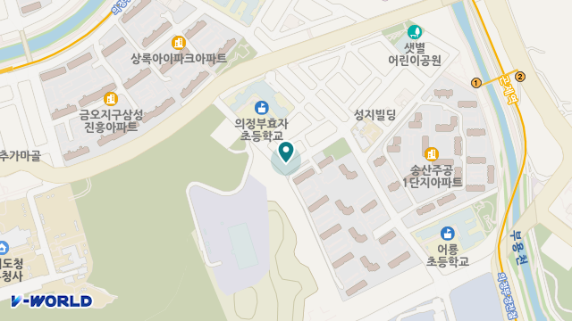 나눔의샘평안노인요양공동생활가정 위치 지도