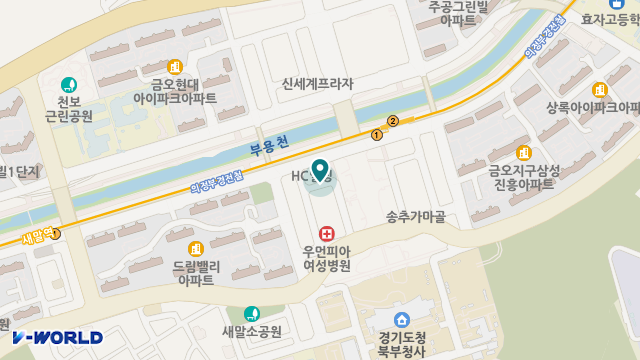 예다움요양원 위치 지도