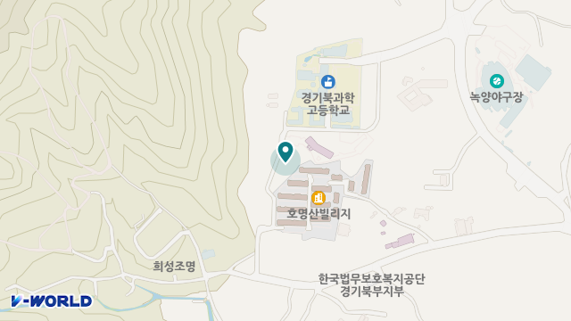 우리노인요양원(녹양) 위치 지도