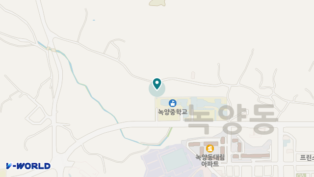 푸른숲요양원 위치 지도