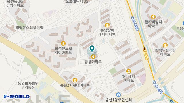 휴마루 시니어타운 위치 지도