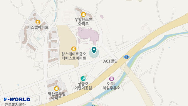 해오름요양원1관 위치 지도