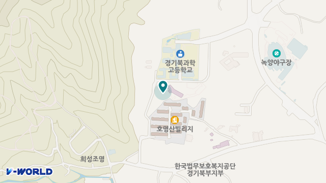 루시아참요양원 위치 지도