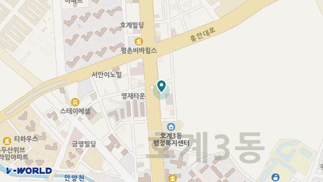안양푸른요양원 위치 지도
