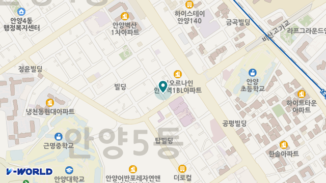 안양샘터요양원 위치 지도