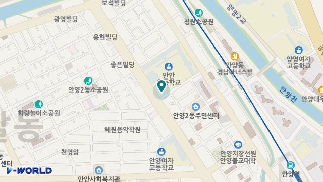 안양엘림요양원 위치 지도