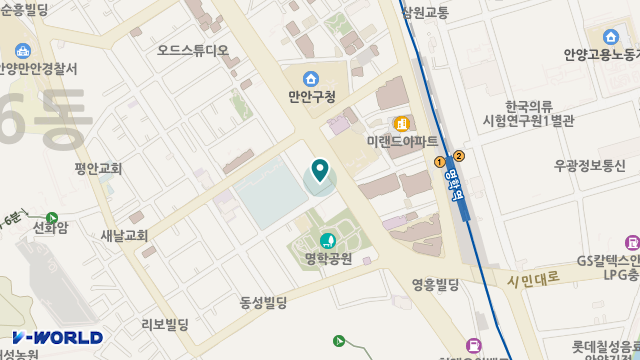 케어링빌리지요양원 더평촌 위치 지도